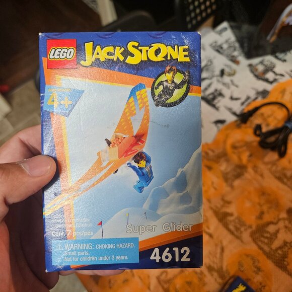 LEGO Jack Stone Super Glider 4612 Turbo Chopper 4613 Vehicle Sets Crewman - Picture 2 of 12